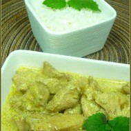 POLLO AL CURRY CON LATTE DI COCCO E RISO PILAF